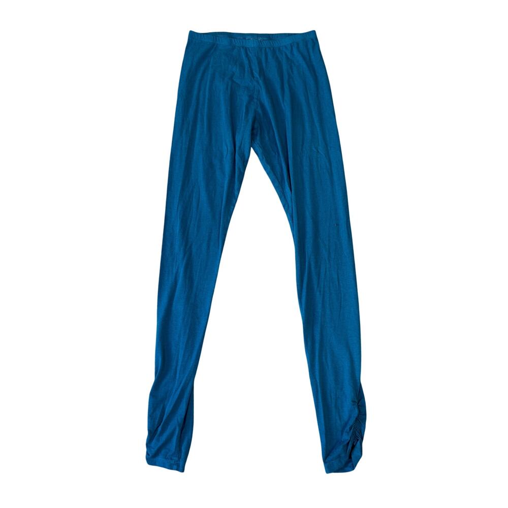 Blue Canoe Blue Organic High Waisted Cotton Pull On Leggings US Womens L